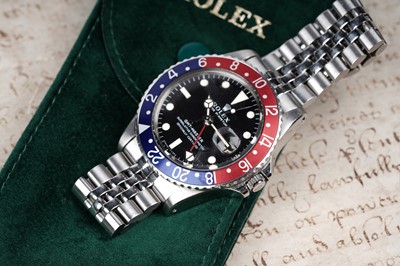 Lot 762 - Rolex Oyster Perpetual GMT-Master: a stainless steel cased automatic wristwatch