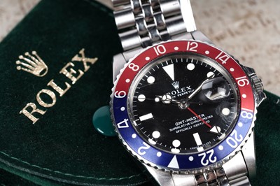 Lot 762 - Rolex Oyster Perpetual GMT-Master: a stainless steel cased automatic wristwatch