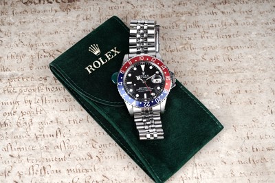 Lot 762 - Rolex Oyster Perpetual GMT-Master: a stainless steel cased automatic wristwatch