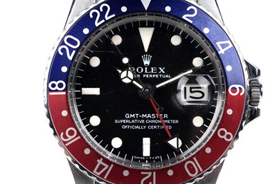 Lot 762 - Rolex Oyster Perpetual GMT-Master: a stainless steel cased automatic wristwatch