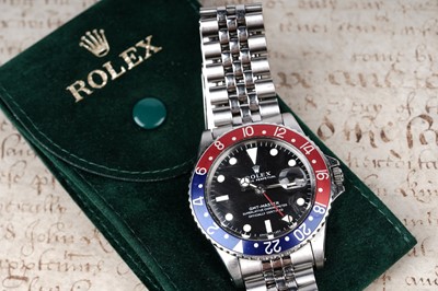 Lot 762 - Rolex Oyster Perpetual GMT-Master: a stainless steel cased automatic wristwatch