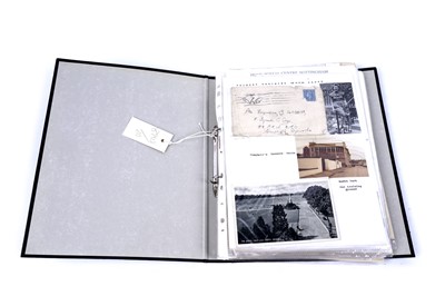 Lot 218 - A folder containing displayed Second World War interest correspondence items