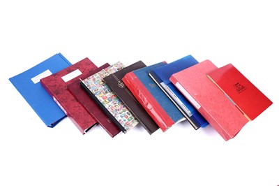 Lot 228 - A selection of World stamps in various albums, stock books and folder