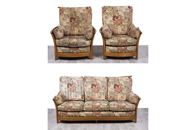 Lot 49 - Lucian Ercolini for Ercol: a three-piece suite