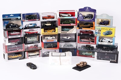 Lot 375 - A collection of mostly boxed 1:43 scale diecast model vehicles