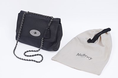 Lot 95 - A Mulberry Lily black leather handbag
