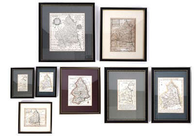 Lot 247 - 18th and 19th Century maps of Northumberland