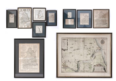 Lot 249 - 18th and 19th Century maps of Northumberland