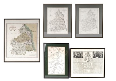 Lot 452 - A selection of six assorted maps