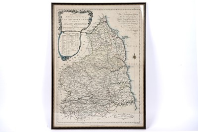 Lot 252 - A New and Correct Map of the County of Northumberland