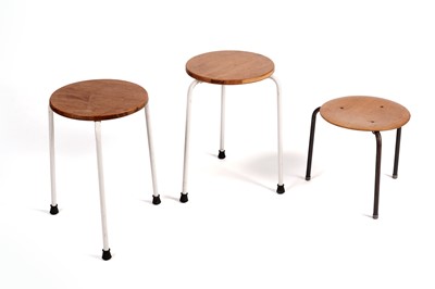 Lot 622 - A pair of 1950’s stools; and one other