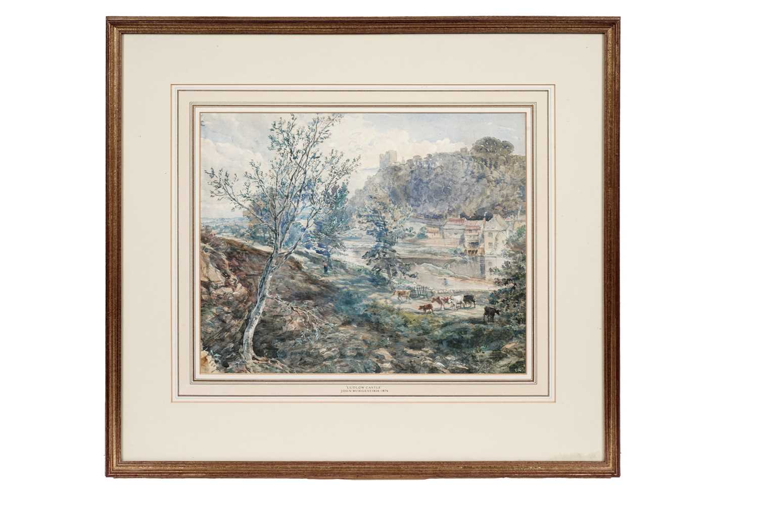 Lot 83 - John Burgess – Ludlow Castle | watercolour