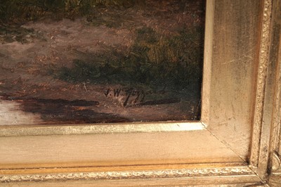 Lot 35 - James Walter Gozzard – Walking to church | oil