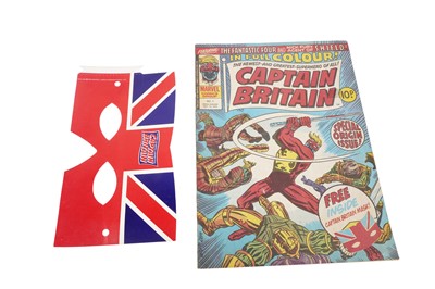Lot 672 - Captain Britain No. 1 with mask