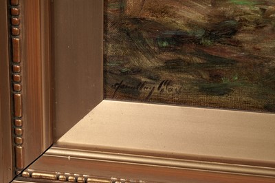 Lot 42 - John Hamilton Glass – Landscape with figures and trees | oil