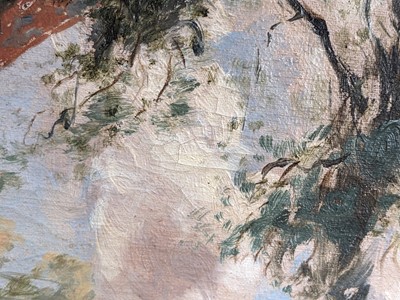 Lot 42 - John Hamilton Glass – Landscape with figures and trees | oil