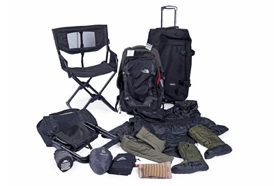 Lot 482 - A large Eastpak holdall; and other items