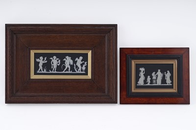 Lot 868 - Two Wedgwood Jasperware plaques