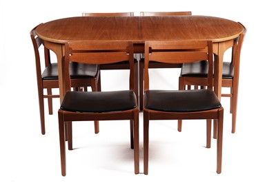 Lot 647 - Nathan: a teak mid-20th Century extending dining table