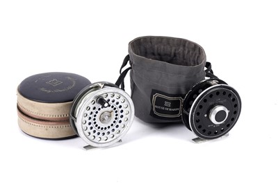 Lot 161 - A Hardy ‘Ultralite Disc’, fly reel, #7; and a Hardy ‘Marquis’ fly reel, #8/9
