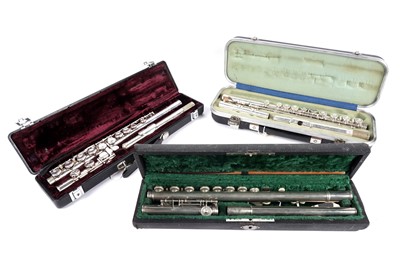 Lot 19 - Three flutes