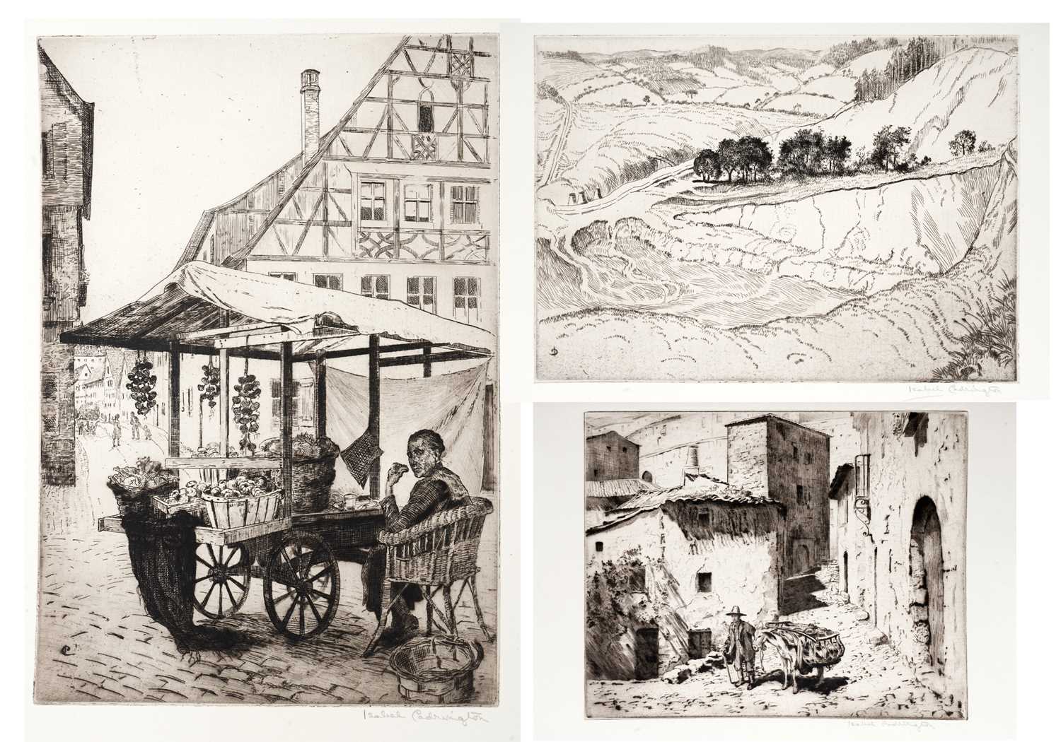 Lot 98 - Isabel Codrington - Three studies | etchings