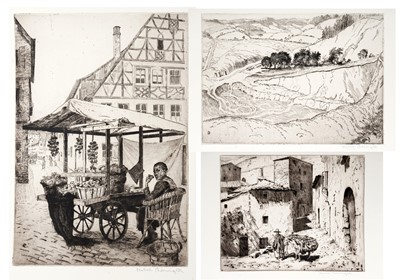 Lot 98 - Isabel Codrington - Three studies | etchings