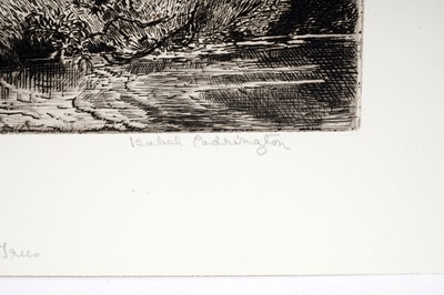 Lot 99 - Isabel Codrington - Four British landscape studies | etchings