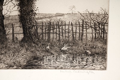 Lot 99 - Isabel Codrington - Four British landscape studies | etchings