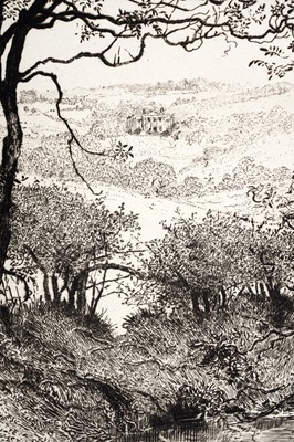 Lot 99 - Isabel Codrington - Four British landscape studies | etchings