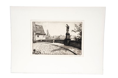 Lot 100 - Isabel Codrington - Two Studies of Bamberg, Germany | etchings