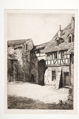 Lot 100 - Isabel Codrington - Two Studies of Bamberg, Germany | etchings