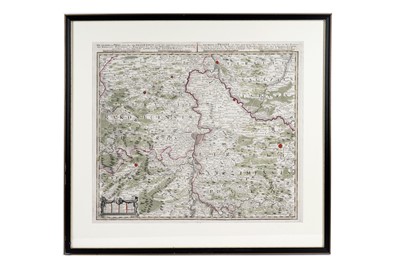 Lot 244 - After Homann Heirs, Map of the Area around Prague