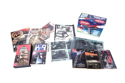 Lot 433 - Ephemera and autographs pertaining to BBC Dr Who robotic dog K9; and other items