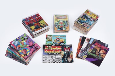 Lot 502 - Judge Dredd comics, magazines and annuals