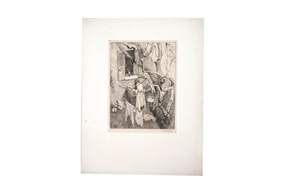 Lot 101 - Wendela Boreel - Two portraits and a study | etchings