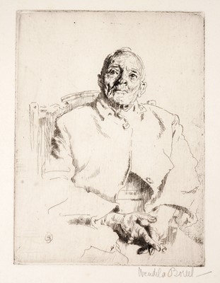 Lot 101 - Wendela Boreel - Two portraits and a study | etchings