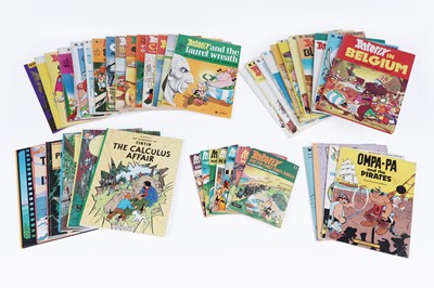 Lot 504 - Tintin and Asterix books