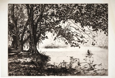 Lot 95 - John Charles Goodchild - Three landscape works | etchings and lithograph