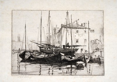 Lot 95 - John Charles Goodchild - Three landscape works | etchings and lithograph
