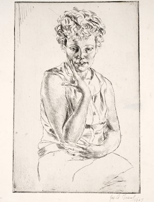 Lot 104 - James Ardern Grant - Five figural studies | etchings