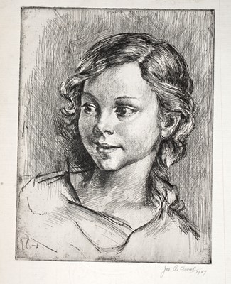 Lot 104 - James Ardern Grant - Five figural studies | etchings