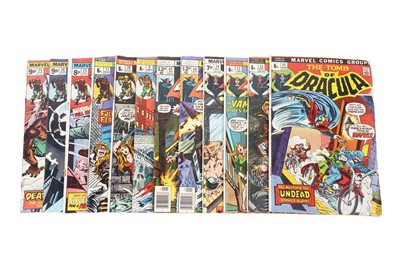 Lot 689 - Tomb of Dracula and Werewolf by Night, by Marvel Comics