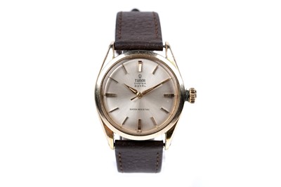 Lot 765 - Tudor Oyster Royal: a gold capped manual wind wristwatch