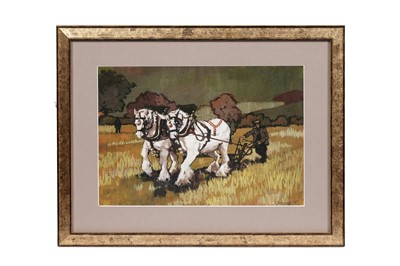 Lot 901 - Ken Maroney – Ploughing | oil