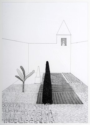 Lot 74 - David Hockney - Rapunzel Growing in the Garden | etching