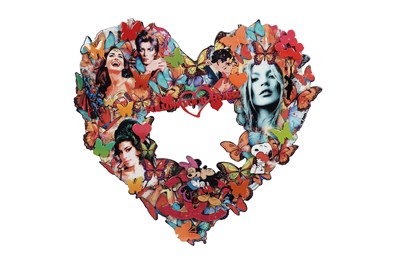Lot 760 - Uri Dushy - Follow Your Heart - Icons | mixed media
