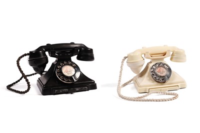 Lot 682 - A GPO model 1/232F telephone; and a similar model 1/232CB telephone