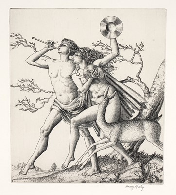 Lot 117 - Harry Morley - Bacchanal | engraving