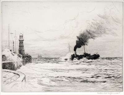 Lot 105 - Norman Wilkinson - The Calais Packet | etching